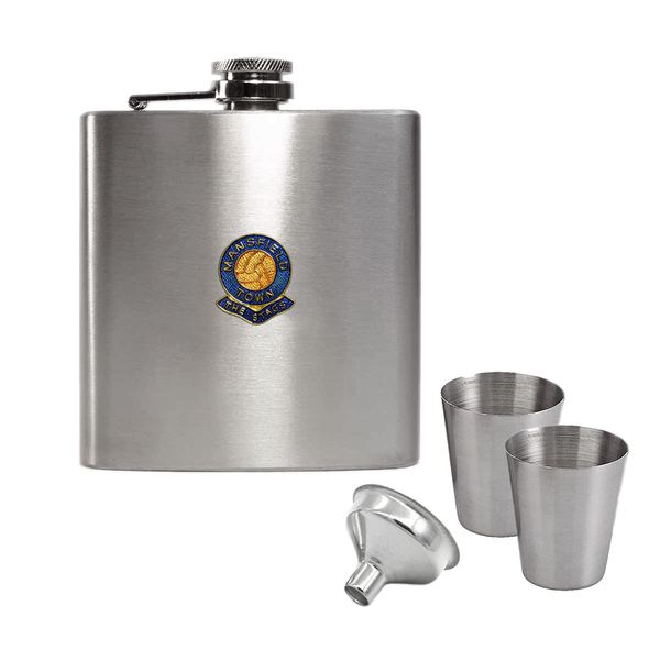 Mansfield Town Hip Flask Gift Set