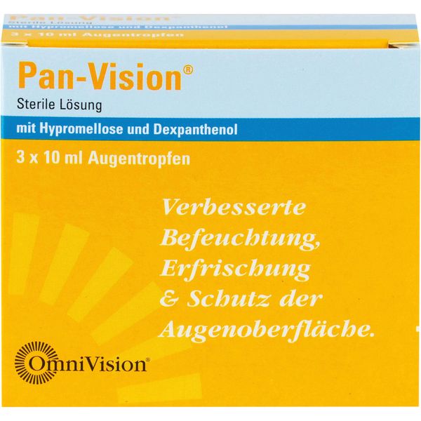 Pan-Vision Eye Drops 3 x 10 ml