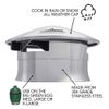 Smokeware SS Vented Chimney Cap for Big Green Egg (Med, L & XL)