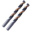 2PCS, 7/16", Black and Gold Twist Drill Bits