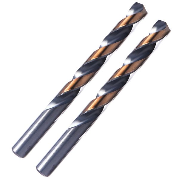 2PCS, 7/16", Black and Gold Twist Drill Bits