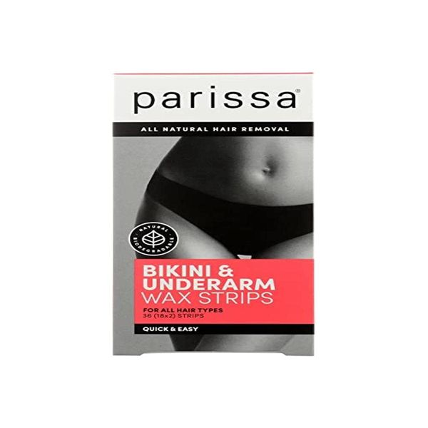 PARISSA Bikini & Underarm Wax Strips 36 Count, 36 CT