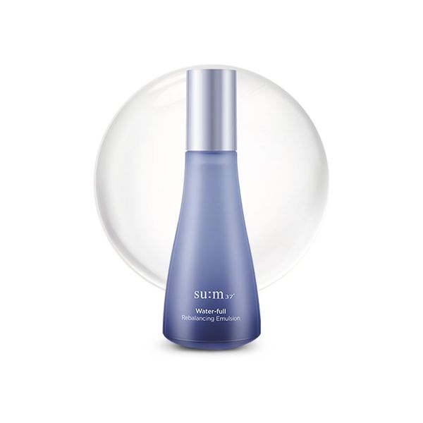 【su:m37°/スム37°公式】ウォーターフルリバランスエマルジョン 120ml Water-full Rebalancing Emulsion 120ml 韓国コスメ 韓国スキンケア 美容液 乾燥肌 敏感肌 低刺激 すっぴんケア 保湿 水分 スキンケア 肌キメ 弾力 しっとり 輝く 爽やか感