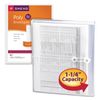 Smead Poly Envelope, 1-1/4" Expansion, String-Tie Closure, Side Load, Letter Size, Clear, 5 per Pack (89521)