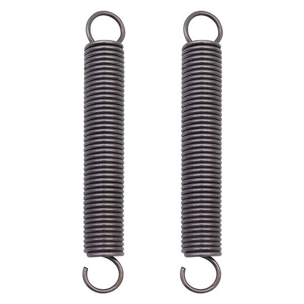 NewZC 2PCS Extended Compressed Spring 150mm Durable Extension Spring Stainless Steel Small Dual Hook Tension Spring -Wire Diameter 2mm, OD 18mm