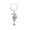 Sportigo® Dumbbell Set Keychain in silver colour/Key Chain/Weightlifting Present