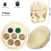 Tattoo Ink Cup Holder - Emalla Hard Resin Cap Holder Ink Caps Holder Pigment Cup Holders Pigment Cup Cap Holder Stand for Makeup Permanent Large Ink Cups