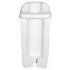 TAYLOR MADE PRODUCTS 7" x 17" White Dock Post Bumper with Inflation Valve, Slides Over 1.5" Dock Pipe, Protects Boats, Made in the USA - 2020108507
