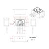 DC 4.5-30V 10A Dual Output Alternating Flasher Module