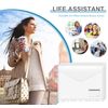 NOTEZMATE A4 Punched Pockets,24pcs Document Pockets,Transparent Document Envelope Folder with Button Closure,Strong Plastic Folders for Paperwork A4 for Home Office School,Paperwork Stationery