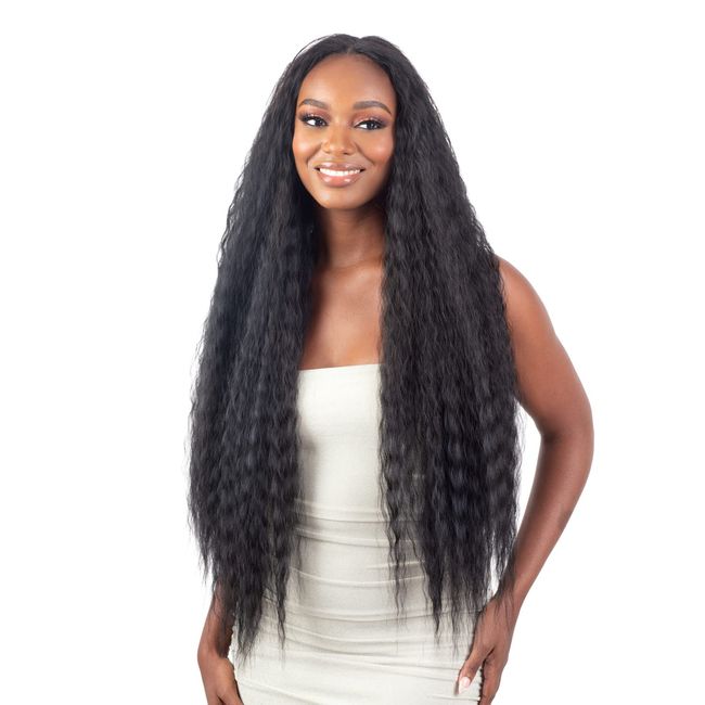 FREE TRESS Milky Way Weave Organique Mastermix Super Curl 30" (1B)