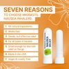Basic Vigor Migrastil Nausea Inhaler (2-Pack) - Pocket Size Aromatherapy Stick for Queasiness - All Natural, Fast Acting Help