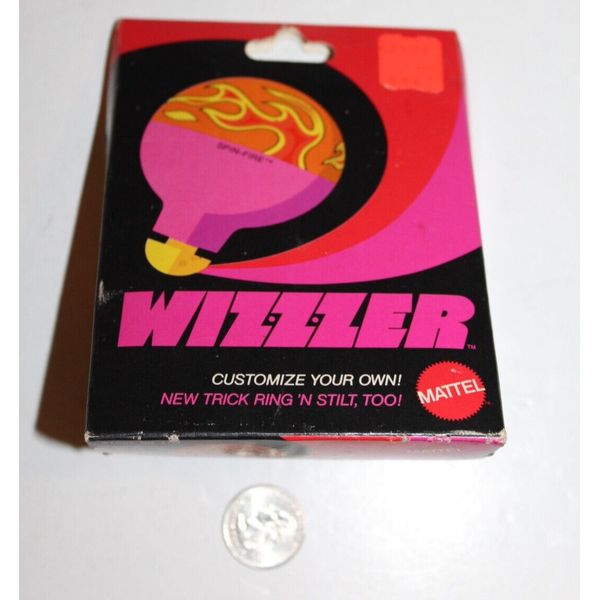 SEALED 1970 Mattel Wizzzer Whizzer Spin Fire Spinning Top NOS MISP New Toy  RARE