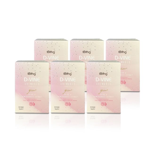 Ibling D-VINE Collagen Tripeptide 60's x 6. Restore Elasticity & Hydrates Skin