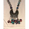 Indian Fabric Beaded Necklace