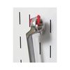 Wall Control Slotted Pegboard Industrial Hook Assortment Kit- 13-Pc Red