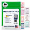 First aid Kit Refill Supplies Medication Pack for Refilling Small Kits or Traveling