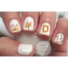 40 Autumn Fall Leaves Set 2 Nail Art Decals