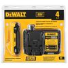 DEWALT 20V MAX* Battery, Compact Starter Kit, 4.0-Ah (DCB240C)