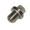 Gold Plug MP02T Stainless Steel Magnetic Drain Plug, Silver