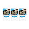 FD Bridge Soft Fiber Eyelid Drop Prevention Tape, Soft Type, Transparent 0.06 inches (1.6 mm) Wide, 120 Sticks, Set of 3