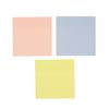 12 Pack Transparent Sticky Notes 3 x 3 In, Self-stick Pads, 600 Sheets, 3 Colors