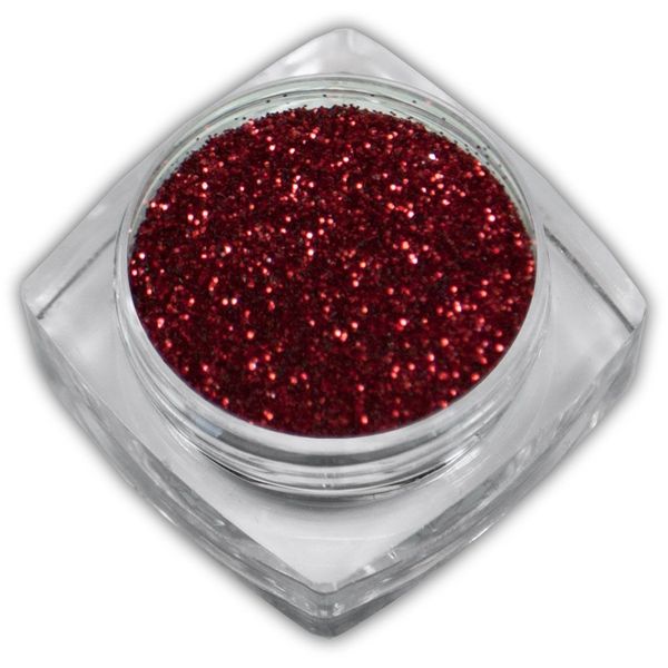 Premium Brilliance Glitter Powder Nail Art Red