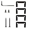 Oil Rubbed Bronze Geneva 544 Series Wall Mount Offset Back Plate Hinge