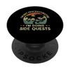 I'm Not Procrastinating I'm Doing Side Quests Retro Vintage PopSockets Swappable PopGrip