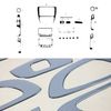 Carbon Look Dashboard Console Trim Kit for VW Jetta A6 2011-2014 22 Pcs