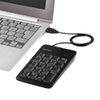 Buffalo BUFFALO BSTK100BK Wired Numeric Keyboard with Tab Key, Black