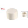 uxcell Pipe Cap, PVC Gray, 2.0 in (50 mm) Inner Diameter, Slip End Cap DWV