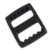 Sourcingmap Plastic Travel Adjustable Backpack Glide Buckle 15mm Strap Width 15pcs Black