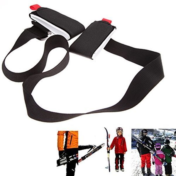 Outfun Ski Strap Carrying Shoulder Adjustable Ski Pole Carrying Handle