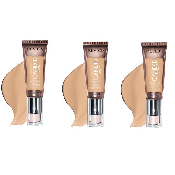 Photoready Candid Moistre Glow Foundation, Natural Beige (3 pack)