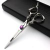 Japan 440C Styling Studio Scissors Hairdressing Professional Styling Tool Set Scissors (6 Inches, 2 Pieces)