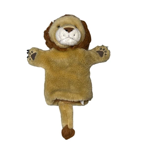 Puppet Company Lion Hand Puppet 10" Soft Pretend Toy Plush