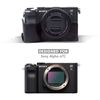 MegaGear MG1954 Ever Ready Genuine Leather Camera Half Case compatible with Sony Alpha 7C - Black