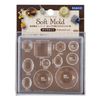 Padico Soft Mold 403049 Resin Mold, Diamond Shapes