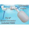 1/4" Mini Adjustable Float Valve Animal Auto-Fill Waterer Push-Fit FDA Approved