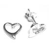 Arranview Jewellery Open Heart Stud Earring - 925 Sterling Silver