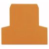 WAGO 281-309 2.5 MM Thick, END Plate and Intermediate Plate, Orange,