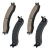 PHILTOP Ceramic Front Brake Pads For Dodge Ram 2500 2000-2002, 4 Pcs replace # D859