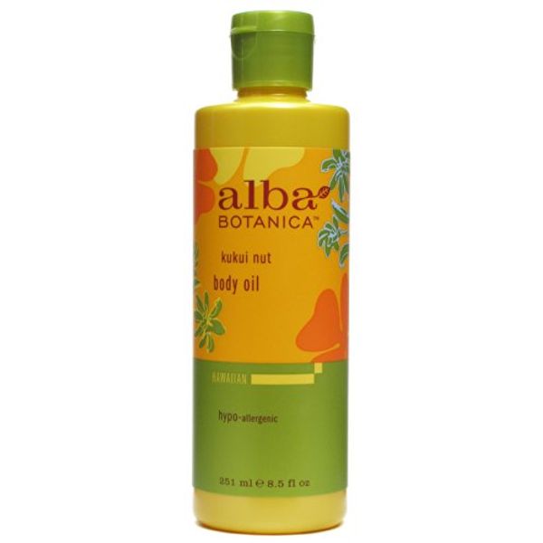 Alba Botanica Massage Oil Kukui Nut 8.5 Fz