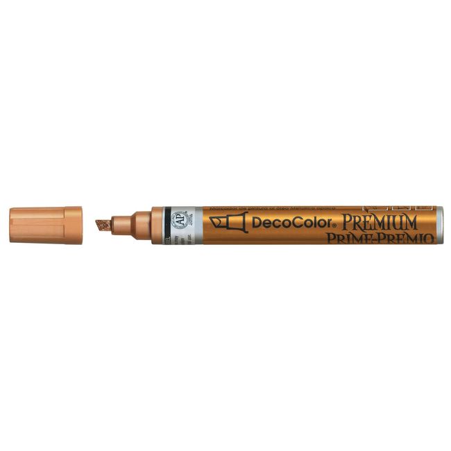 MARVY 350P-C Permanent Pigment Marker, Deco Color Premium Copper Chisel