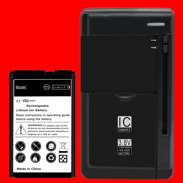 Long Lasting 1850mAh Substitutable Lithium Battery External Charger for LG 500G