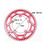 microhero Super Light Weight oz. Aluminum Chain Ring 60T Thin Teeth 2 mm Silver