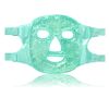 CatMoz Gel Face Mask, Cool and Cooling, Skin Soothes, Reduces Swelling, Hot and Cold Beauty Pack, Reusable, Green