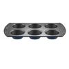 Lakeland Bakeware 6 Hole Deep Bun Cupcake Muffin Baking Tin