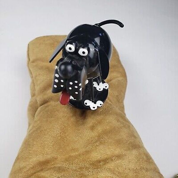 Whimsical Hand Painted Metal Dog Wine Bottle Stopper